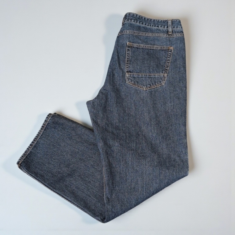 Sun + Stone Patch Jeans Men's Relaxed Fit Med Wash 38x32 - Picture 13 of 13